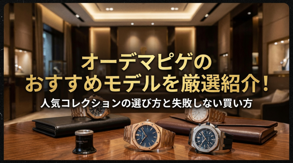 オーデマピゲのおすすめモデルを厳選紹介！人気コレクションの選び方と失敗しない買い方