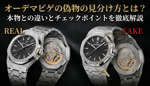 オーデマピゲの偽物の見分け方とは？本物との違いとチェックポイントを徹底解説