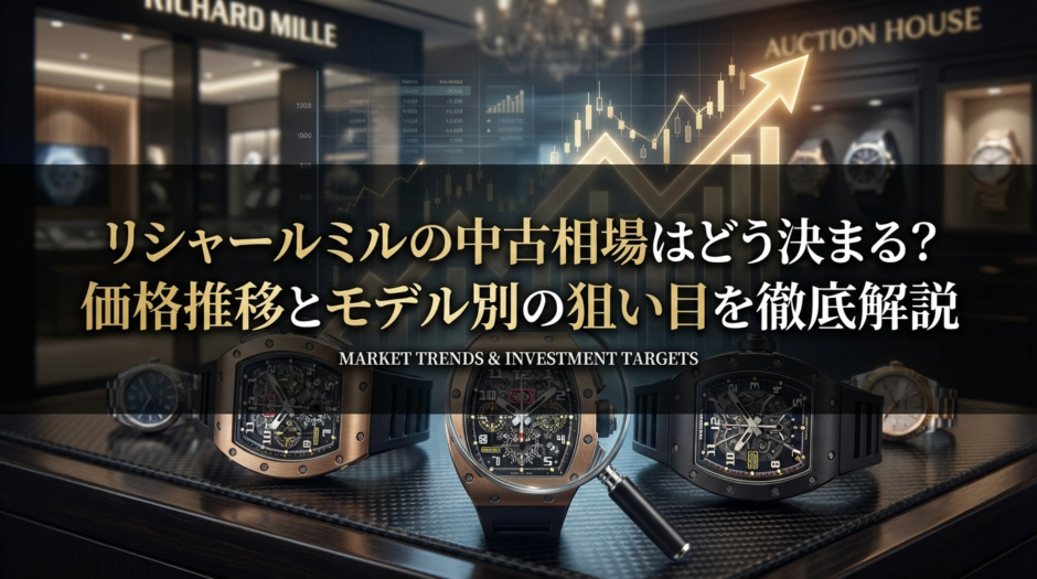 リシャールミルの中古相場はどう決まる？価格推移とモデル別の狙い目を徹底解説