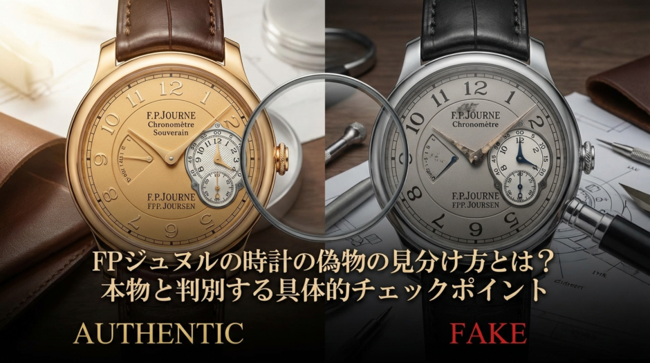 FPジュヌルの時計の偽物の見分け方とは？本物と判別する具体的チェックポイント