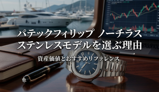 パテックフィリップのノーチラスをステンレスモデルで選ぶ理由とは？資産価値やおすすめリファレンスを解説