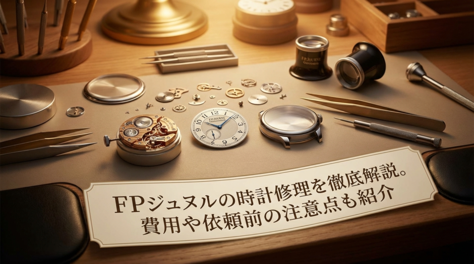 FPジュヌルの時計修理を徹底解説。費用や依頼前の注意点も紹介