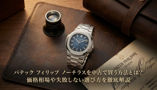 パテック フィリップのノーチラスを中古で買う方法とは？価格相場や失敗しない選び方を徹底解説