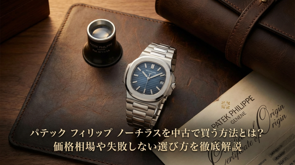 パテック フィリップのノーチラスを中古で買う方法とは？価格相場や失敗しない選び方を徹底解説
