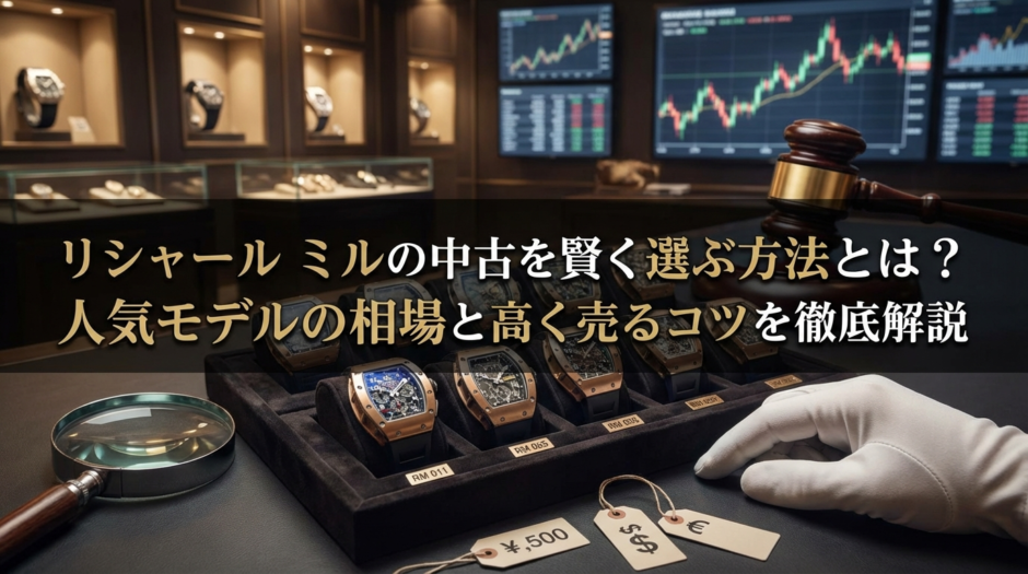 リシャール ミルの中古を賢く選ぶ方法とは？人気モデルの相場と高く売るコツを徹底解説