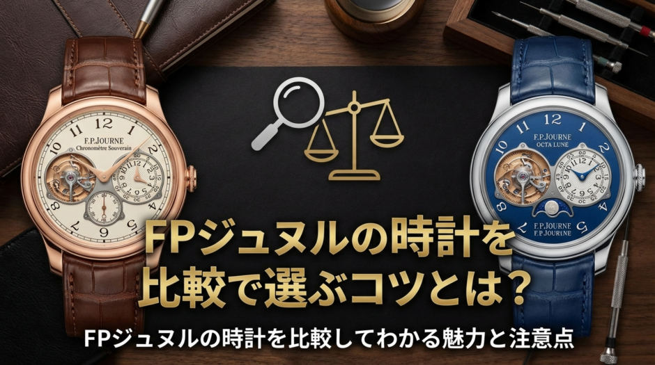 FPジュヌルの時計を比較で選ぶコツとは？FPジュヌルの時計を比較してわかる魅力と注意点
