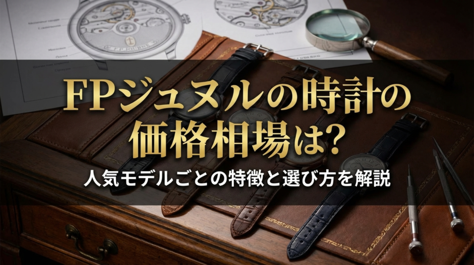 FPジュヌルの時計の価格相場は？人気モデルごとの特徴と選び方を解説