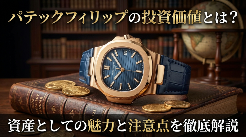 パテック フィリップの投資価値とは？資産としての魅力と注意点を徹底解説