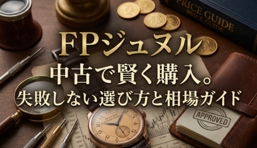 FPジュヌルの時計を中古で賢く購入する方法。失敗しない選び方と相場ガイド