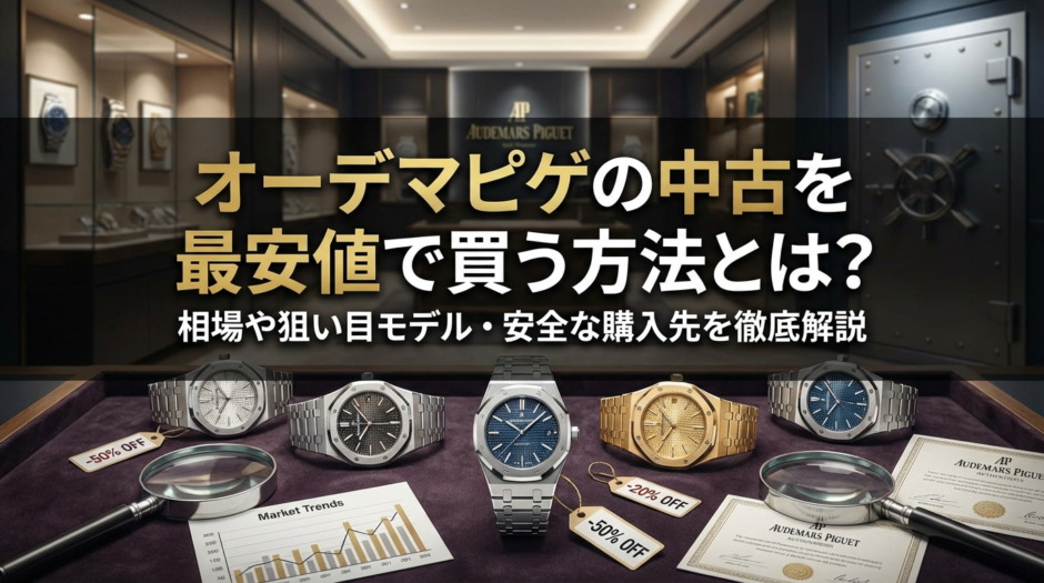 オーデマピゲの中古を最安値で買う方法とは？相場や狙い目モデル・安全な購入先を徹底解説