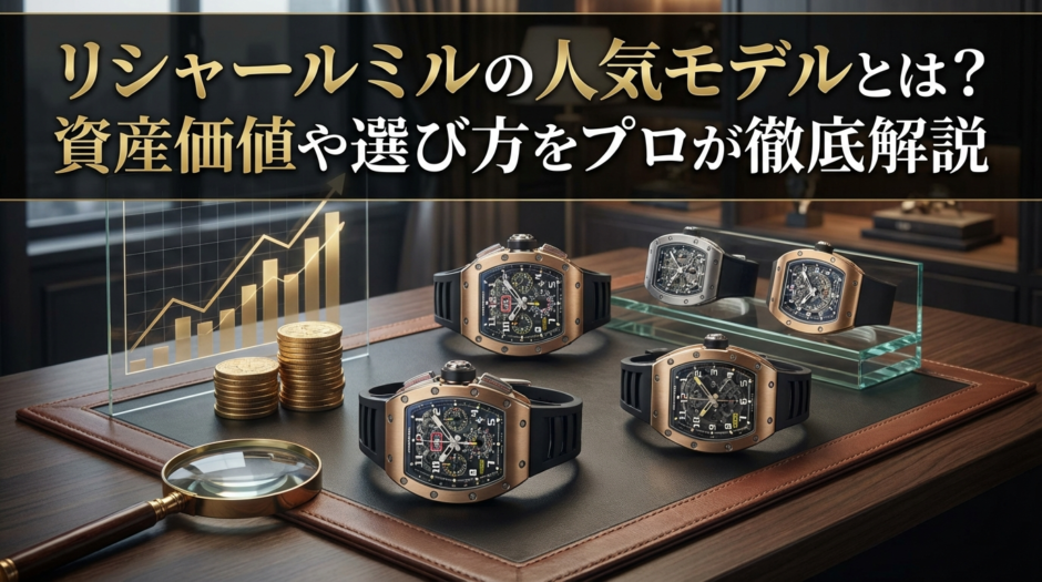 リシャール ミルの人気モデルとは？資産価値や選び方をプロが徹底解説