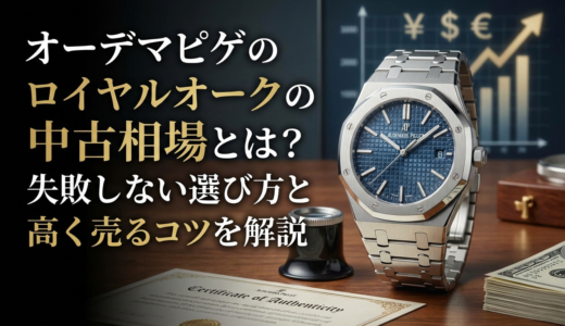 オーデマピゲのロイヤルオークの中古相場とは？失敗しない選び方と高く売るコツを解説