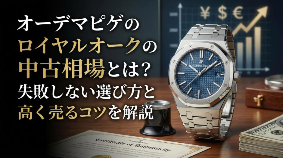 オーデマピゲのロイヤルオークの中古相場とは？失敗しない選び方と高く売るコツを解説