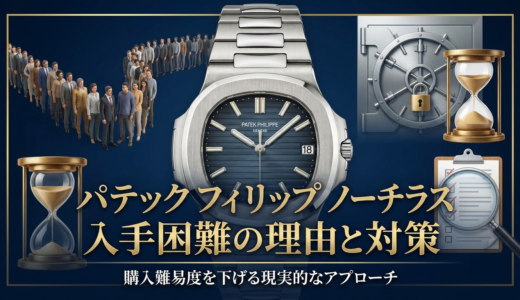 パテック フィリップのノーチラスが入手困難な理由とは？購入難易度を下げる現実的な対策を解説