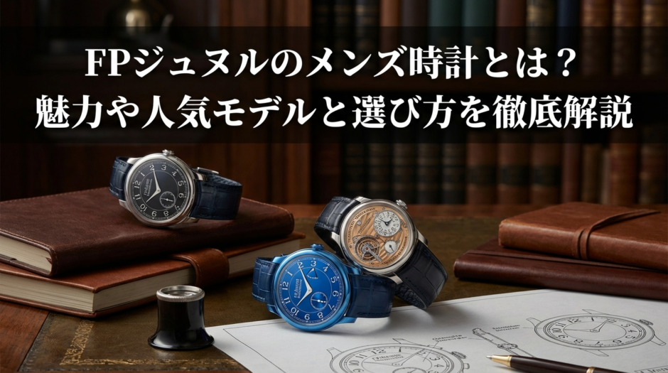 FPジュヌルのメンズ時計とは？魅力や人気モデルと選び方を徹底解説