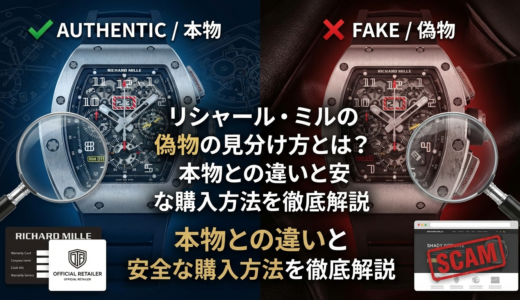 リシャール・ミルの偽物の見分け方とは？本物との違いと安全な購入方法を徹底解説