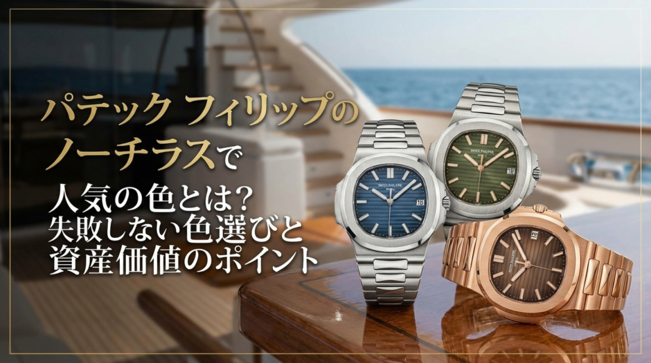 パテック フィリップのノーチラスで人気の色とは？失敗しない色選びと資産価値のポイント