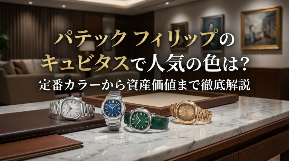 パテック フィリップのキュビタスで人気の色は？定番カラーから資産価値まで徹底解説
