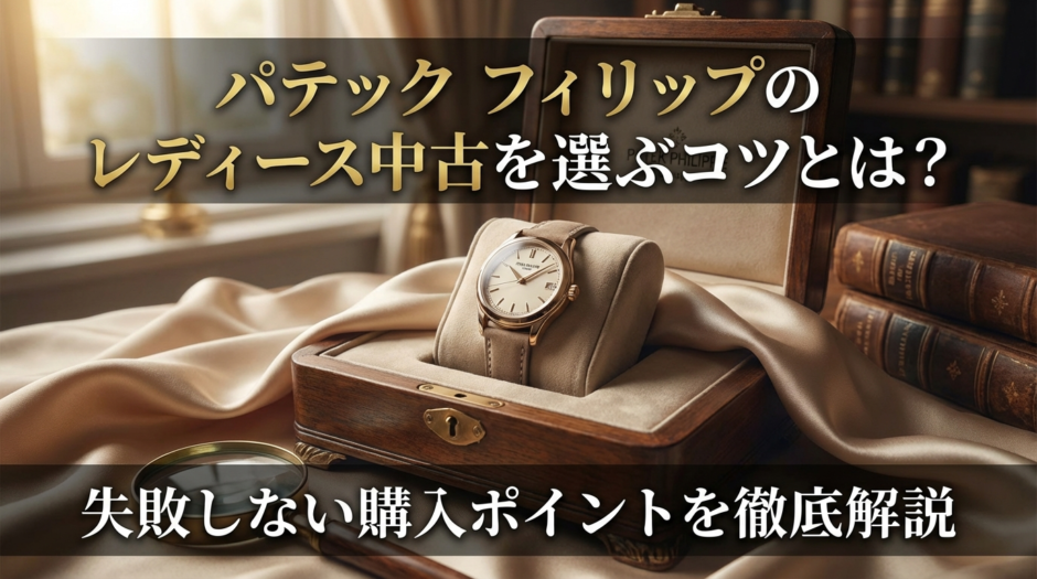 パテック フィリップのレディース中古を選ぶコツとは？失敗しない購入ポイントを徹底解説