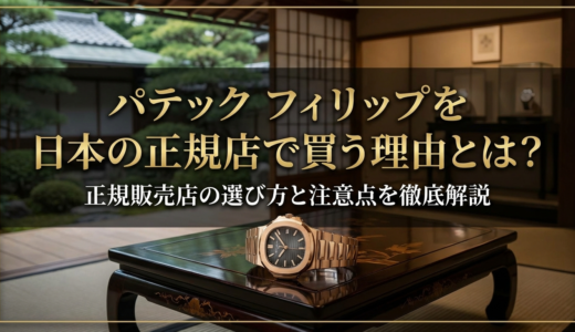 パテック フィリップを日本の正規店で買う理由とは？正規販売店の選び方と注意点を徹底解説