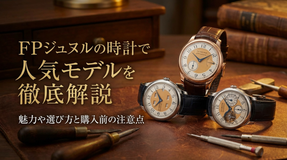 FPジュヌルの時計で人気モデルを徹底解説｜魅力や選び方と購入前の注意点