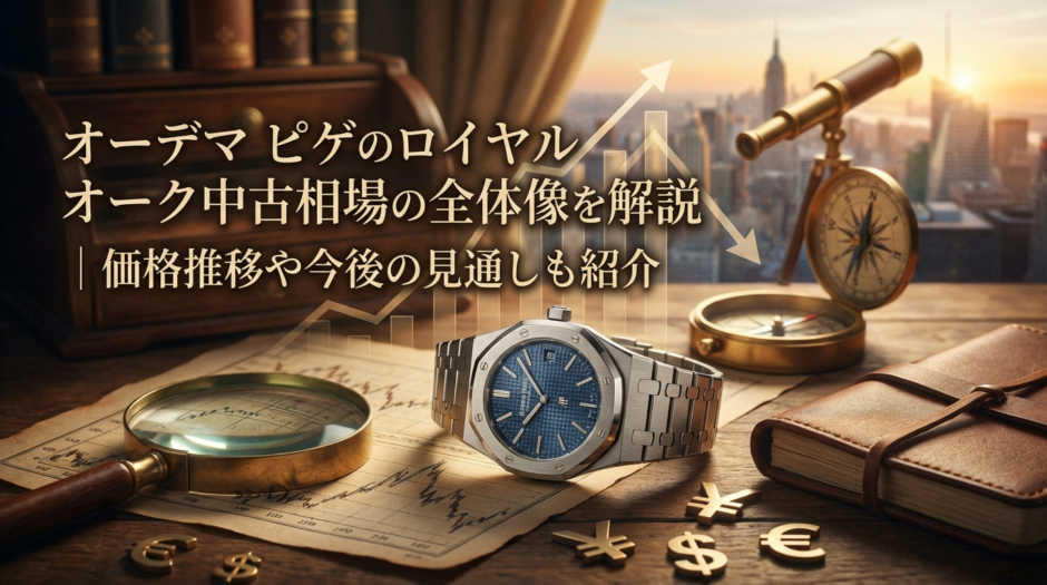 オーデマ ピゲのロイヤル オーク中古相場の全体像を解説｜価格推移や今後の見通しも紹介