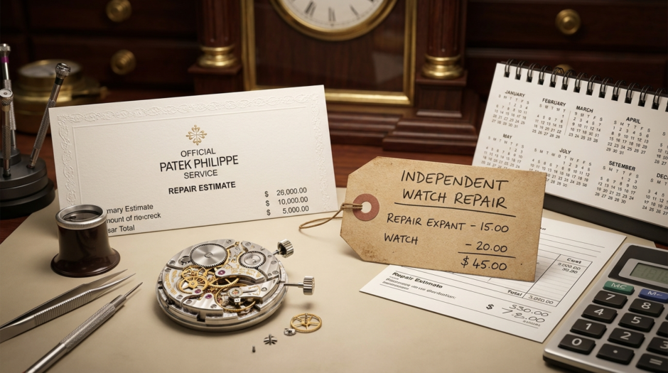パテック フィリップの修理の費用相場とは？正規と民間の料金や期間を徹底解説