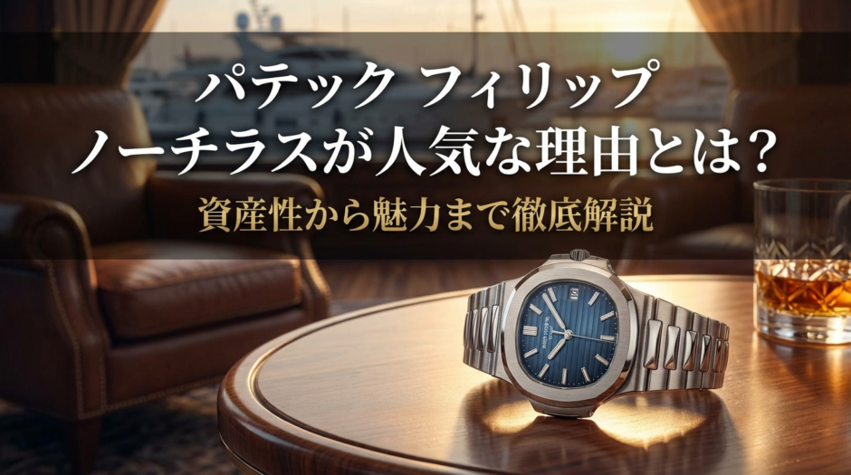 パテック フィリップ ノーチラスが人気な理由とは？資産性から魅力まで徹底解説