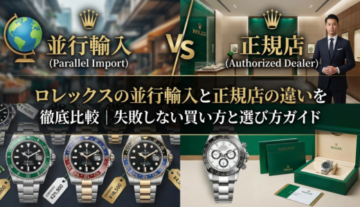 ロレックスの並行輸入と正規店の違いを徹底比較｜失敗しない買い方と選び方ガイド