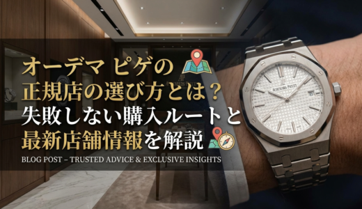オーデマ ピゲの正規店の選び方とは？失敗しない購入ルートと最新店舗情報を解説