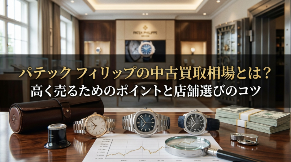 パテック フィリップの中古買取相場とは？高く売るためのポイントと店舗選びのコツ
