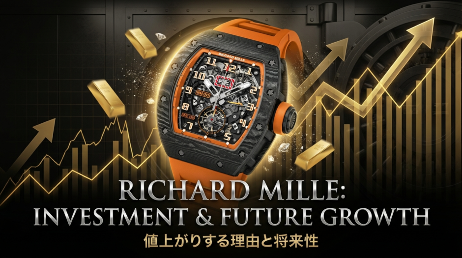 リシャール ミルが値上がりする理由は？投資視点や将来性を徹底解説