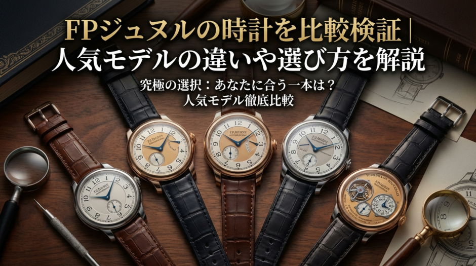 FPジュヌルの時計を比較検証｜人気モデルの違いや選び方を解説
