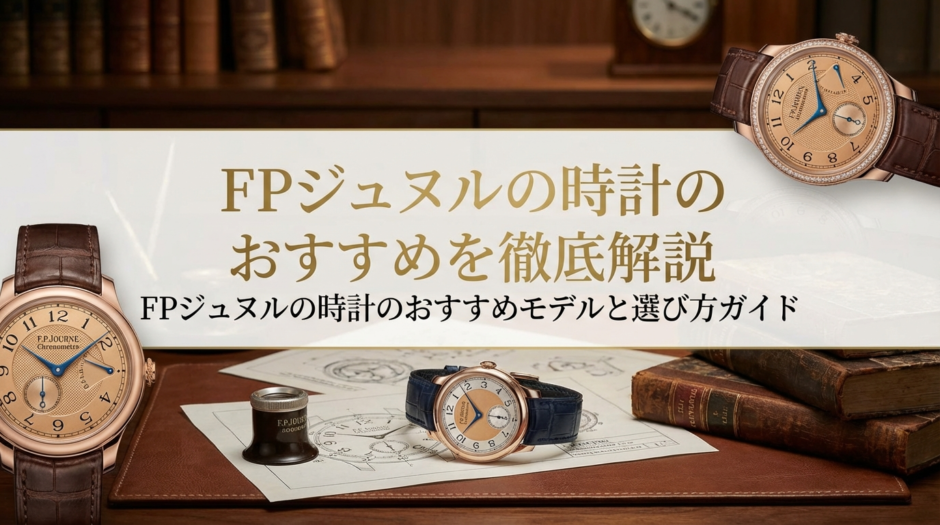 FPジュヌルの時計のおすすめを徹底解説｜FPジュヌルの時計のおすすめモデルと選び方ガイド