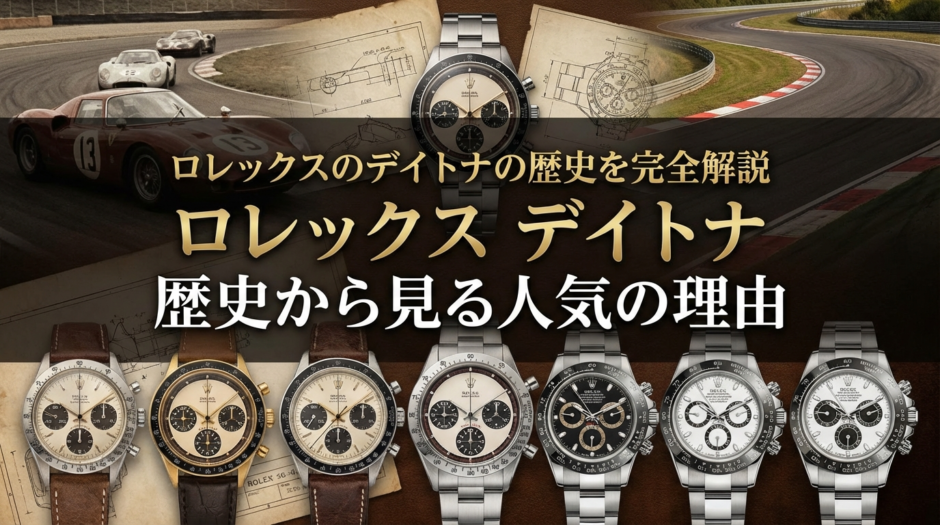 ロレックスのデイトナの歴史を完全解説｜ロレックス デイトナ 歴史から見る人気の理由