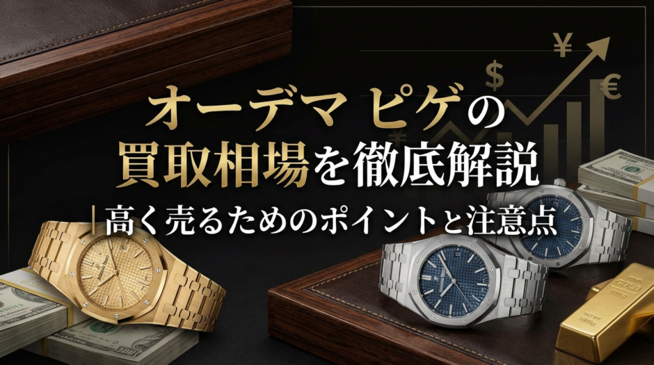 オーデマ ピゲの買取相場を徹底解説｜高く売るためのポイントと注意点