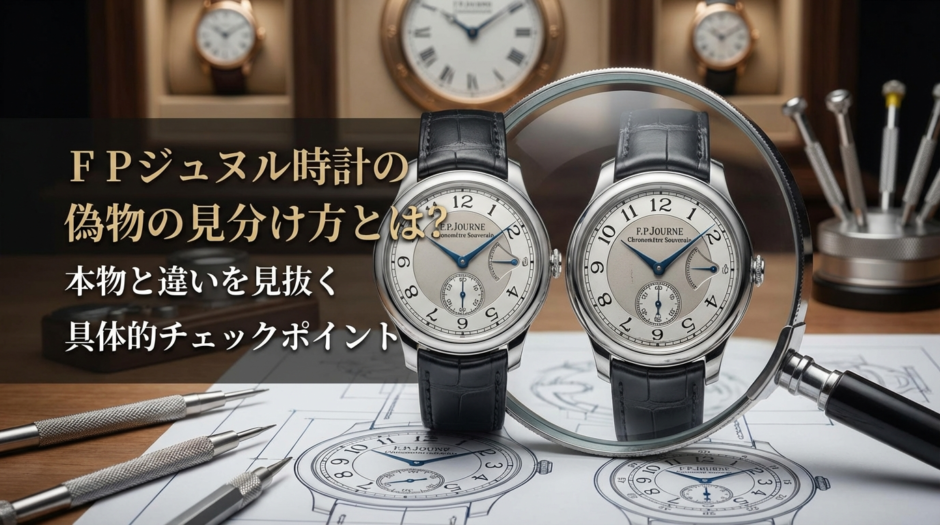 FPジュヌル時計の偽物の見分け方とは？本物と違いを見抜く具体的チェックポイント