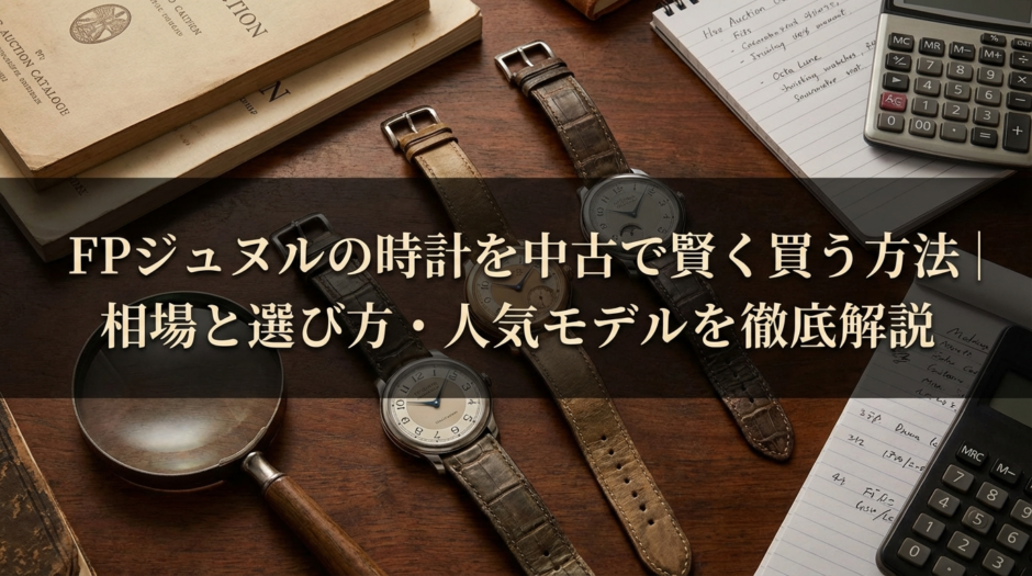 FPジュヌルの時計を中古で賢く買う方法｜相場と選び方・人気モデルを徹底解説