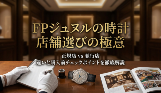 FPジュヌルの時計の店舗選び方とは？正規店や並行店の違いや購入前のチェックポイントを解説