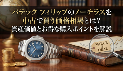 パテック フィリップのノーチラスを中古で買う価格相場とは？資産価値とお得な購入ポイントを解説