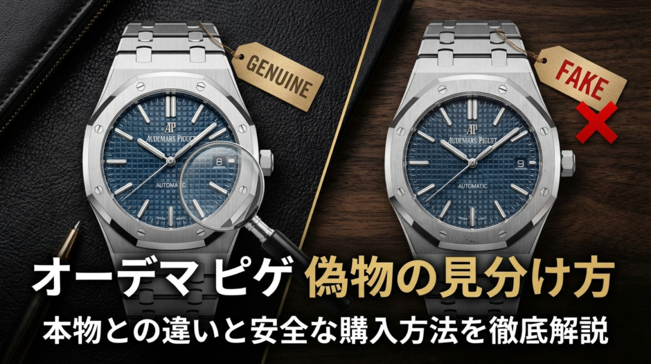 オーデマ ピゲの偽物の見分け方とは？本物との違いと安全な購入方法を徹底解説