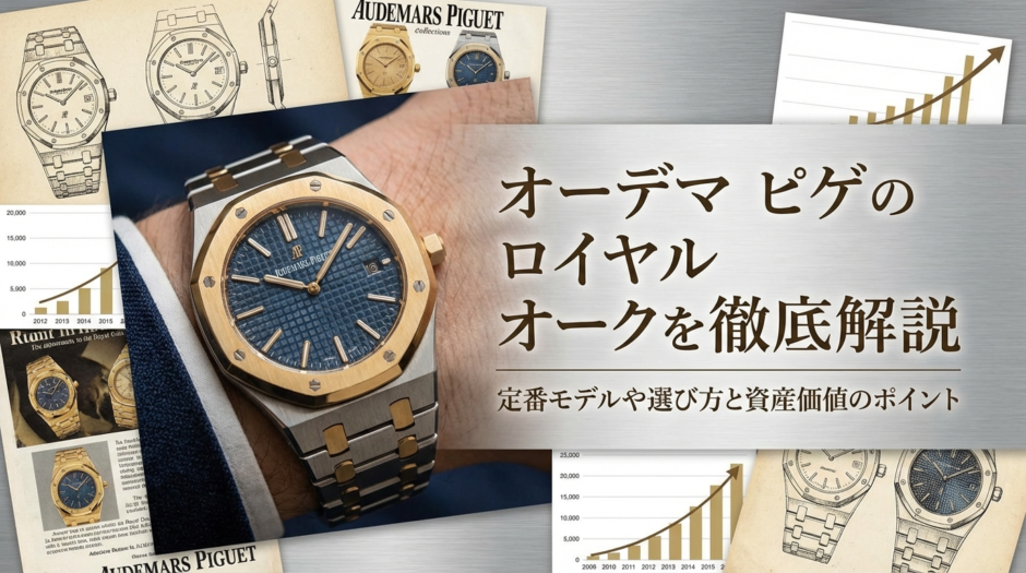 オーデマ ピゲのロイヤル オークを徹底解説｜定番モデルや選び方と資産価値のポイント