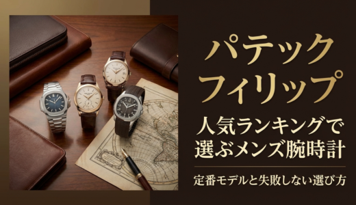 パテック フィリップの人気ランキングで選ぶメンズ腕時計｜定番モデルと失敗しない選び方