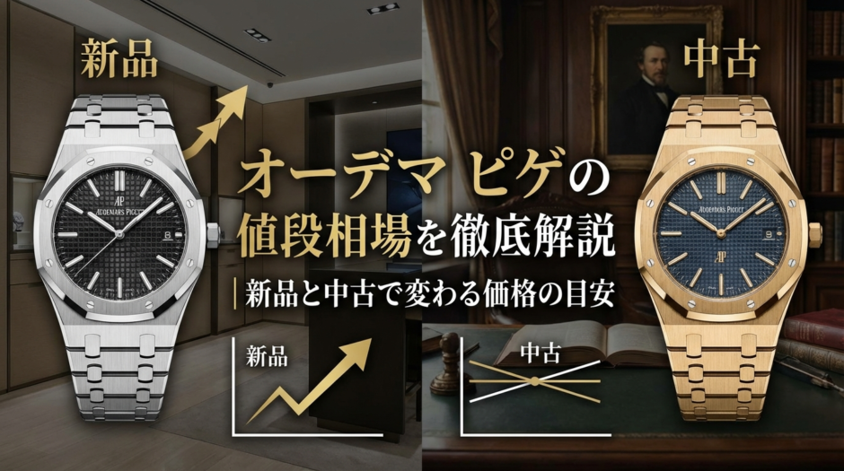 オーデマ ピゲの値段相場を徹底解説｜新品と中古で変わる価格の目安
