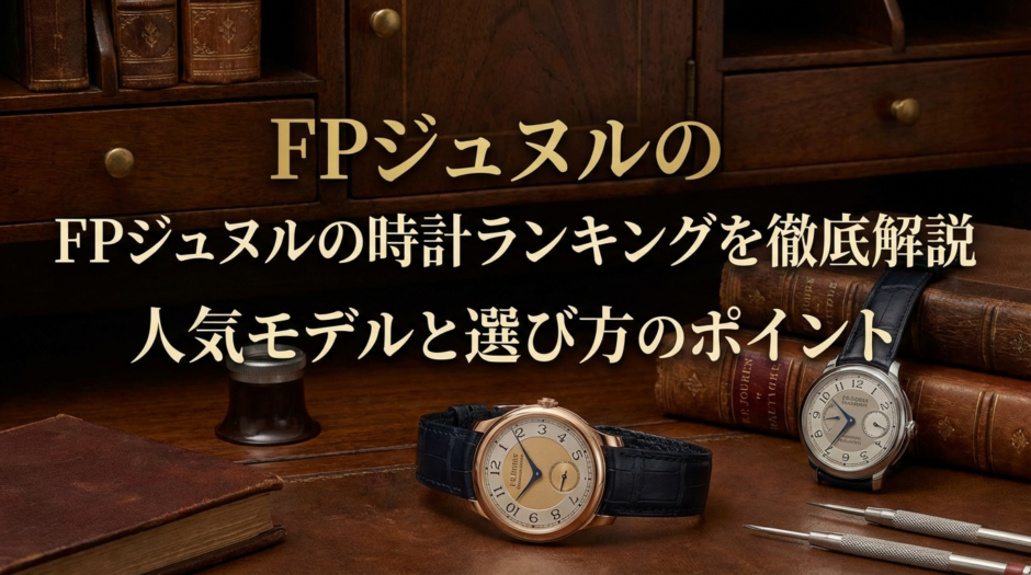 FPジュヌルの時計ランキングを徹底解説｜人気モデルと選び方のポイント