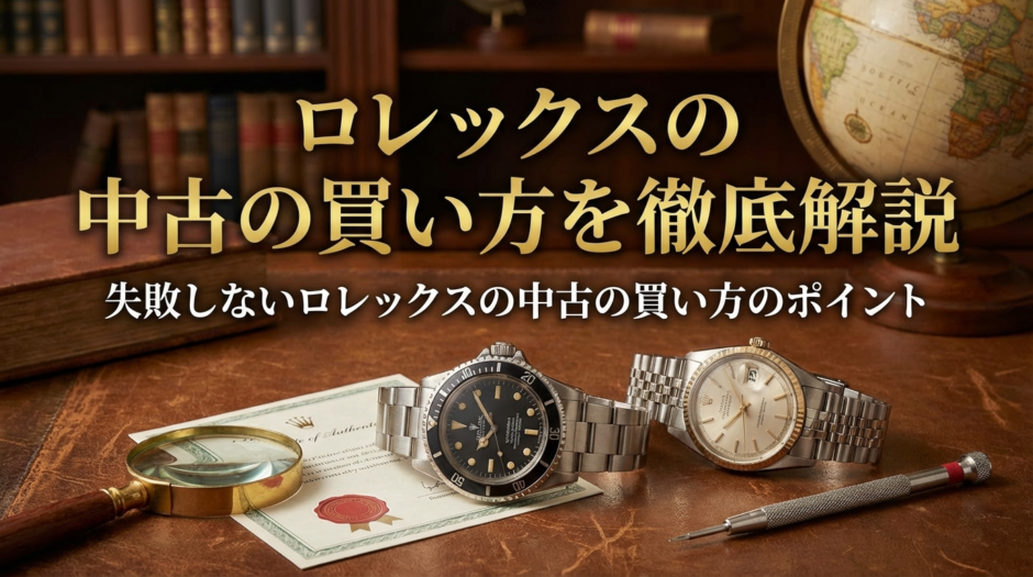 ロレックスの中古の買い方を徹底解説｜失敗しないロレックスの中古の買い方のポイント