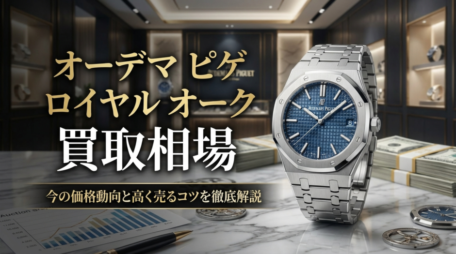 オーデマ ピゲのロイヤル オークの買取相場は？今の価格動向と高く売るコツを徹底解説