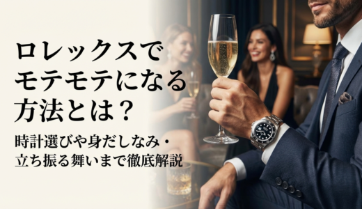 ロレックスでモテモテになる方法とは？時計選びや身だしなみ・立ち振る舞いまで徹底解説