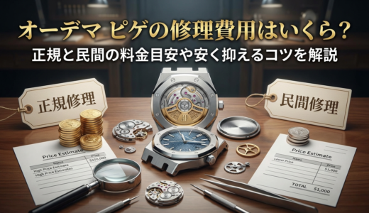 オーデマ ピゲの修理費用はいくら？正規と民間の料金目安や安く抑えるコツを解説