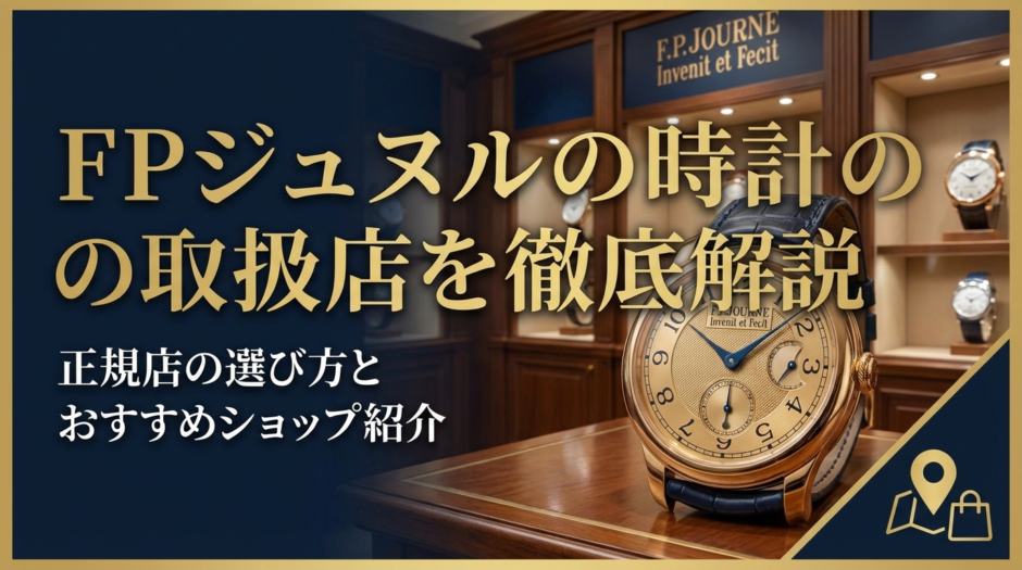 FPジュヌルの時計の取扱店を徹底解説｜正規店の選び方とおすすめショップ紹介